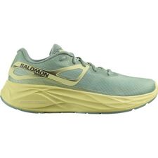 Salomon Aero Glide Running Shoes, Granite Green/Yellow Iris/White 